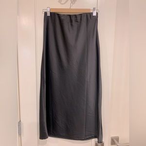 Nasty Gal Satin Midi Skirt